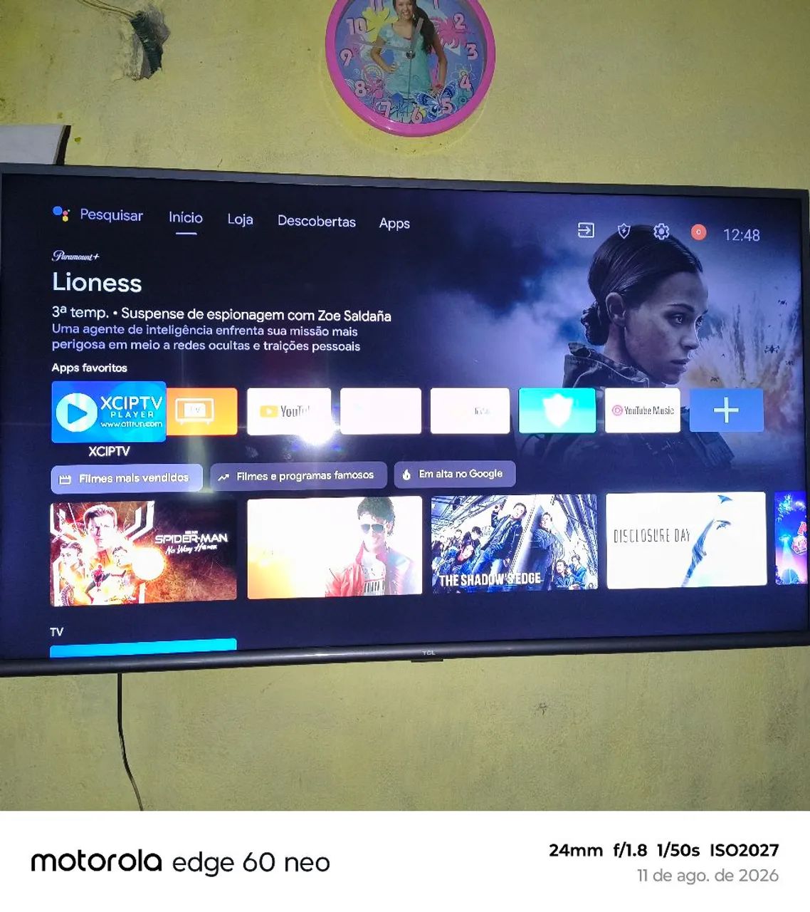 TV smartv TCL 4k 59 polegadas  - Foto 2