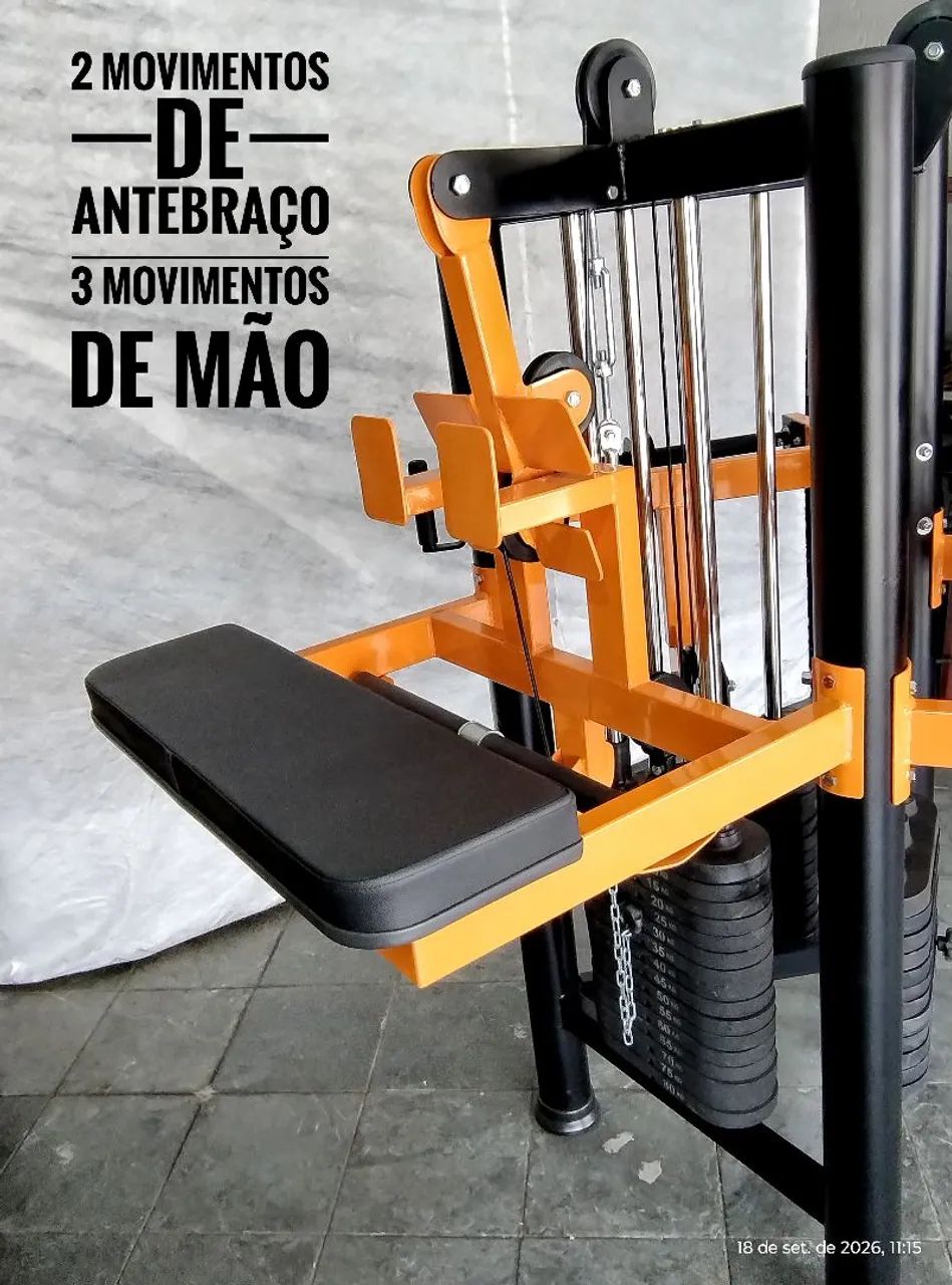 Estação antebraço com 17 exercicios  - Foto 4