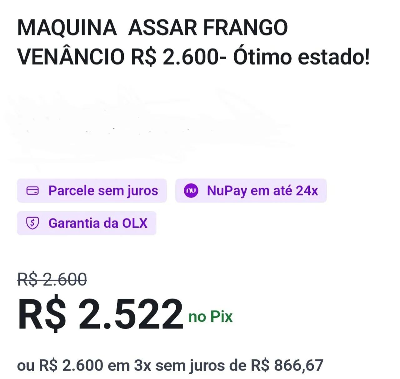 MAQUINA  ASSAR FRANGO VENÂNCIO R$ 2.800- Ótimo estado! - Foto 5