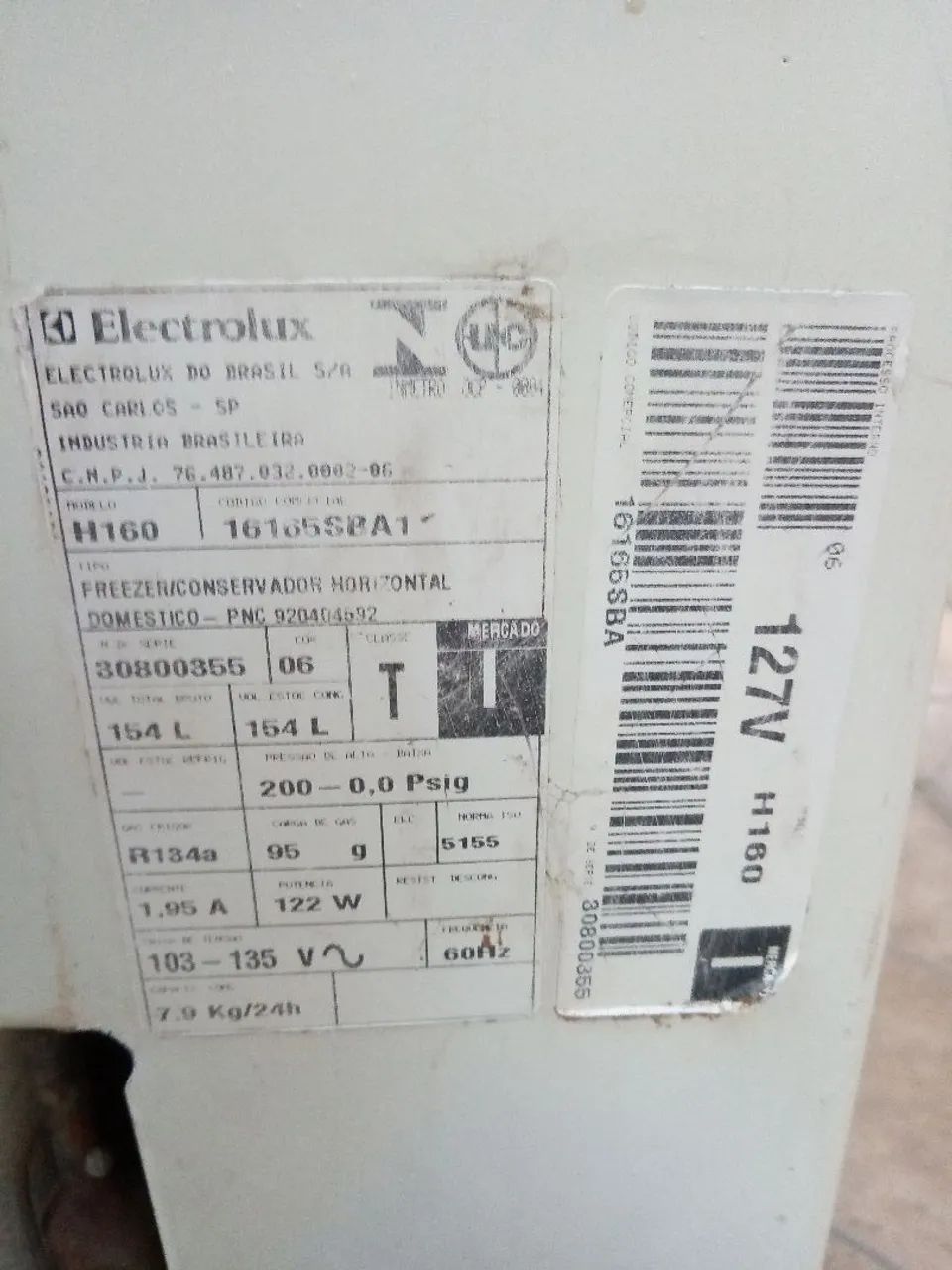 Freezer horizontal Eletrolux 127v.  - Foto 4