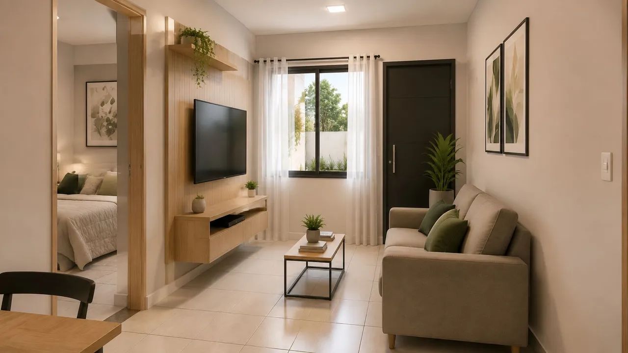 Casa térrea com 2 quartos, quintal e 1 vaga - Foto 3