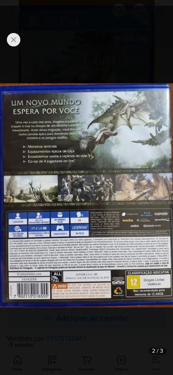 Monster Hunter Word ps4 - Foto 2