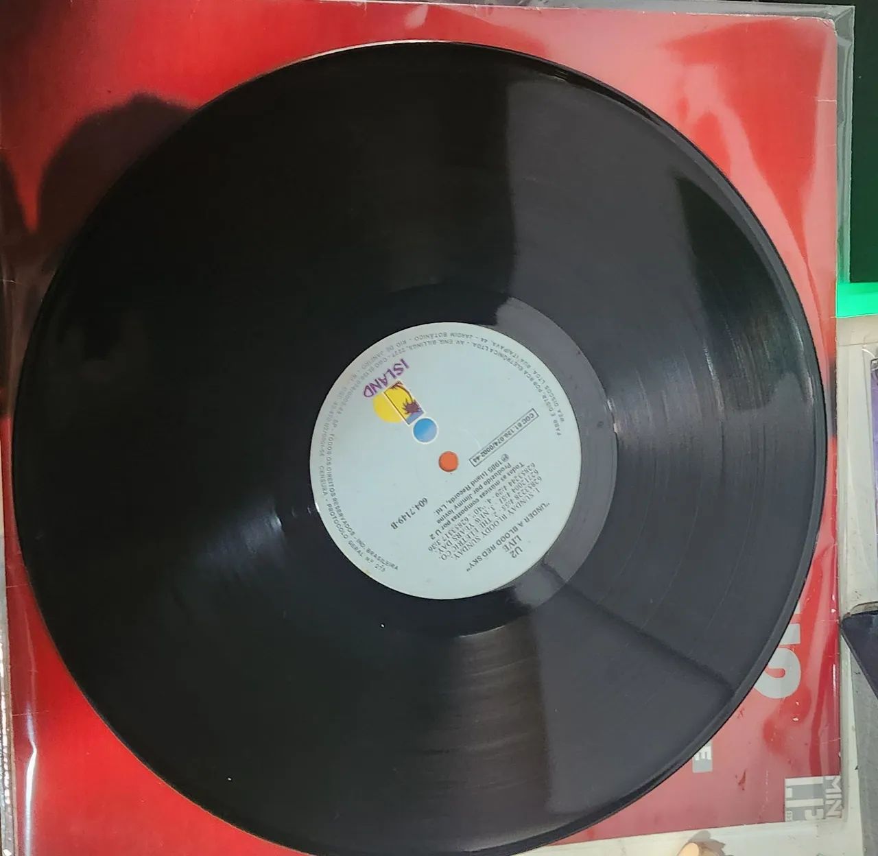 Disco vinil U2 "UNDER A BLOOD RED SKY" lp - Foto 4
