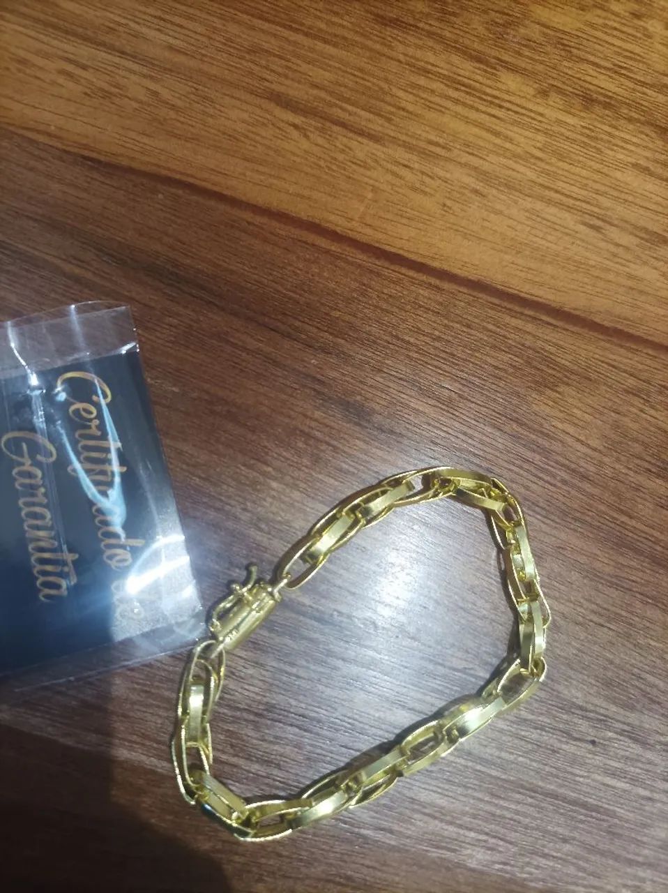 Pulseira modelo elo trançado  - Foto 3