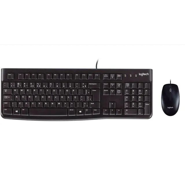 Kit Teclado e Mouse Logitech MK120 - WZetta