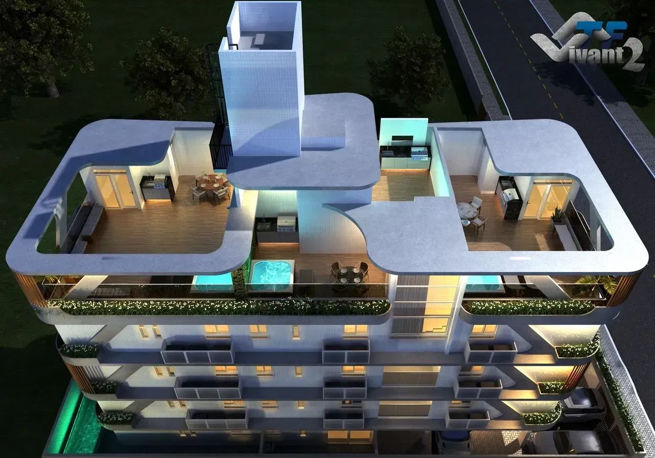 Cobertura Duplex Bancários C/82m² 2 Quartos, 1 Suíte, 01 Vaga, Elevador !!! - Foto 2