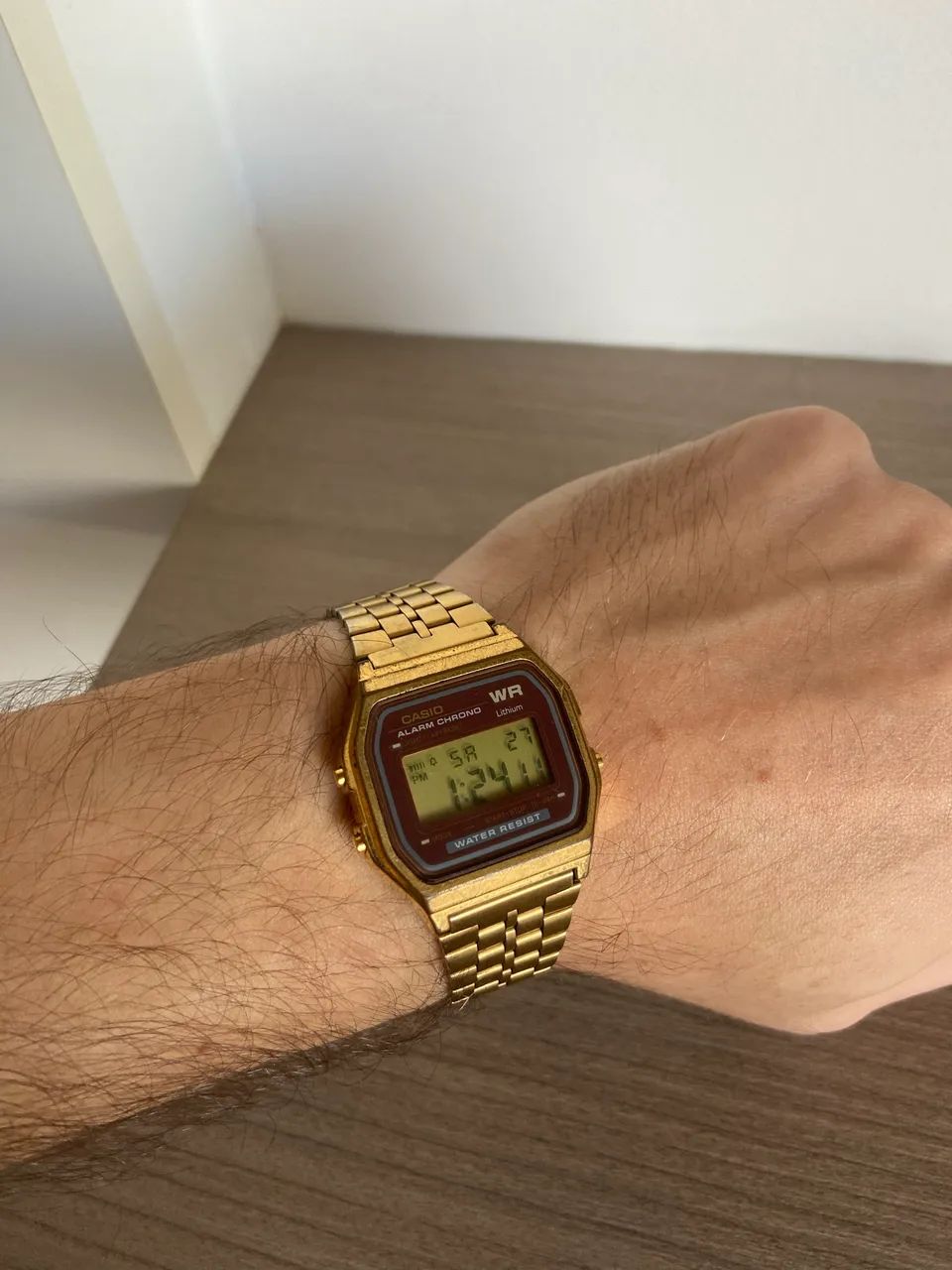 Relogio casio vintage dourado - Foto 4