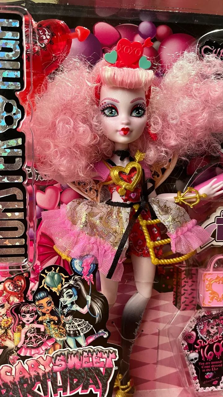 Boneca Monster High Cupid Asteria G3 - Nova e Lacrada
