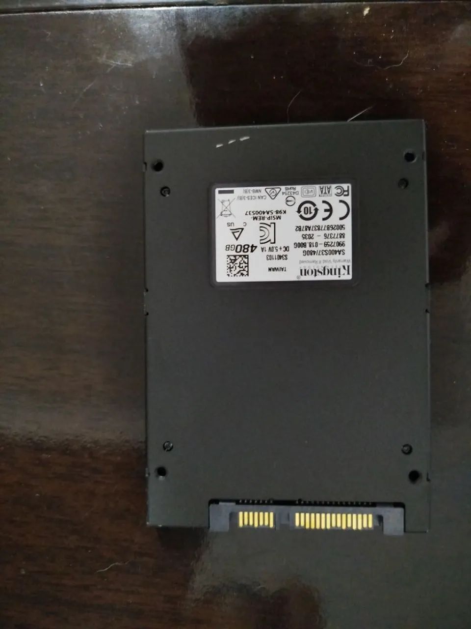 SSD 480GB Kingston usado - Foto 2