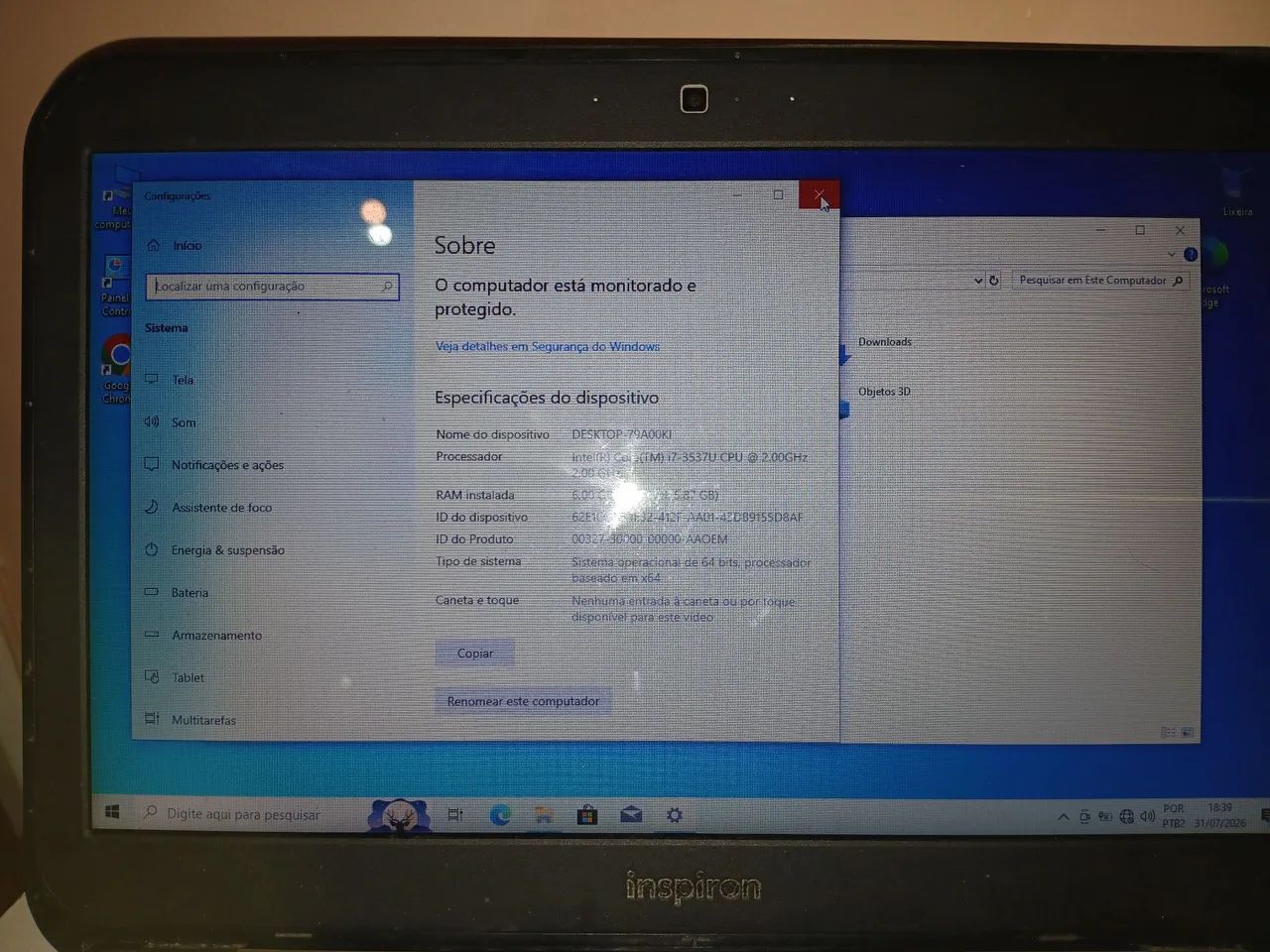 NOTEBOOK I7 SSD HDMI - Foto 2
