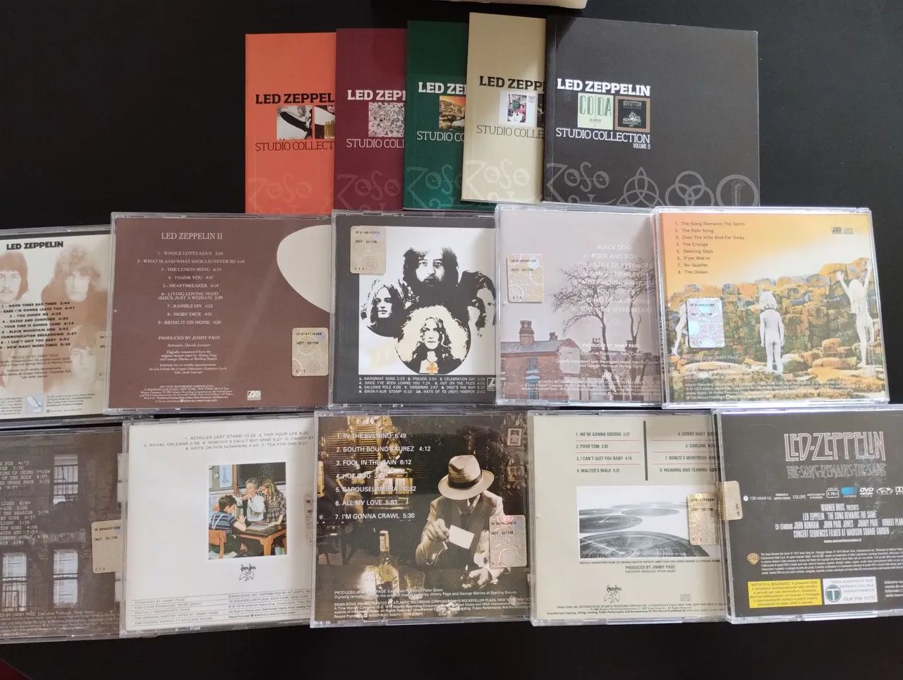 Box Set Led Zeppelin Complete Studio Collection 10 CDs + DVD