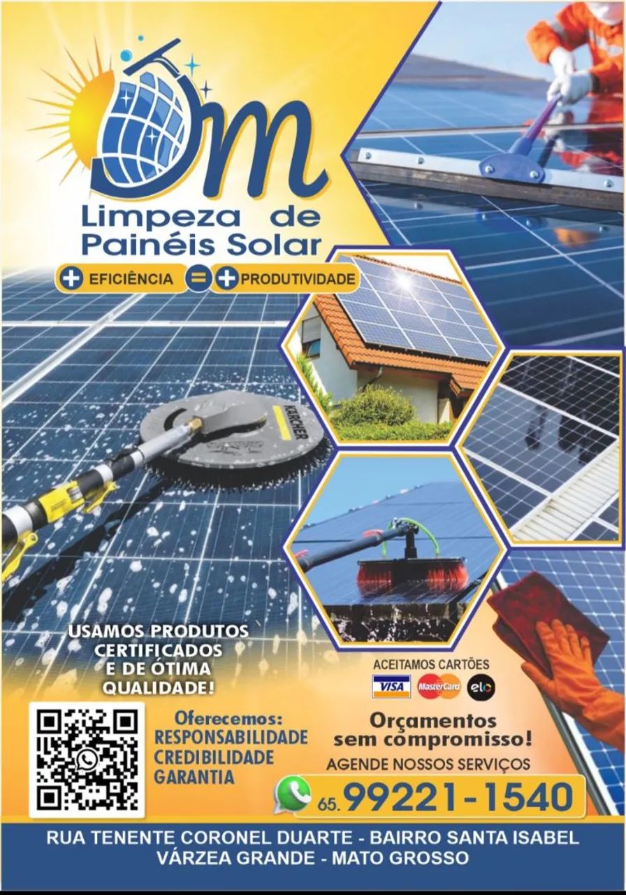 JM limpeza de painéis solar profissional 