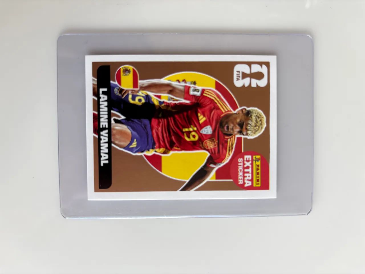 Lamine Yamal ( bronze ) copa do mundo 2026 . Em perfeito estado ( protegido 100% )