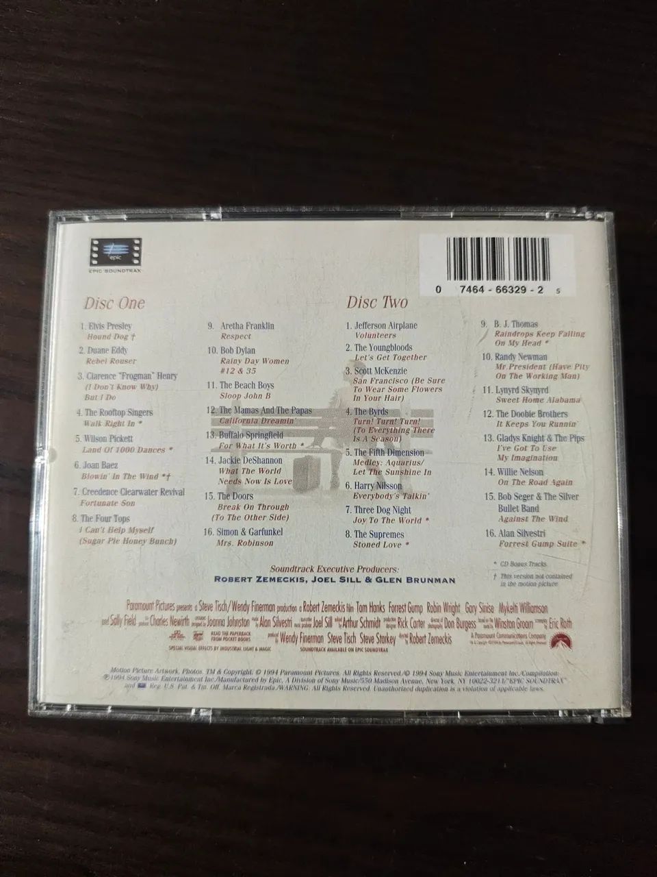 Cd duplo Forrest Gump The Soundtrack - Foto 4