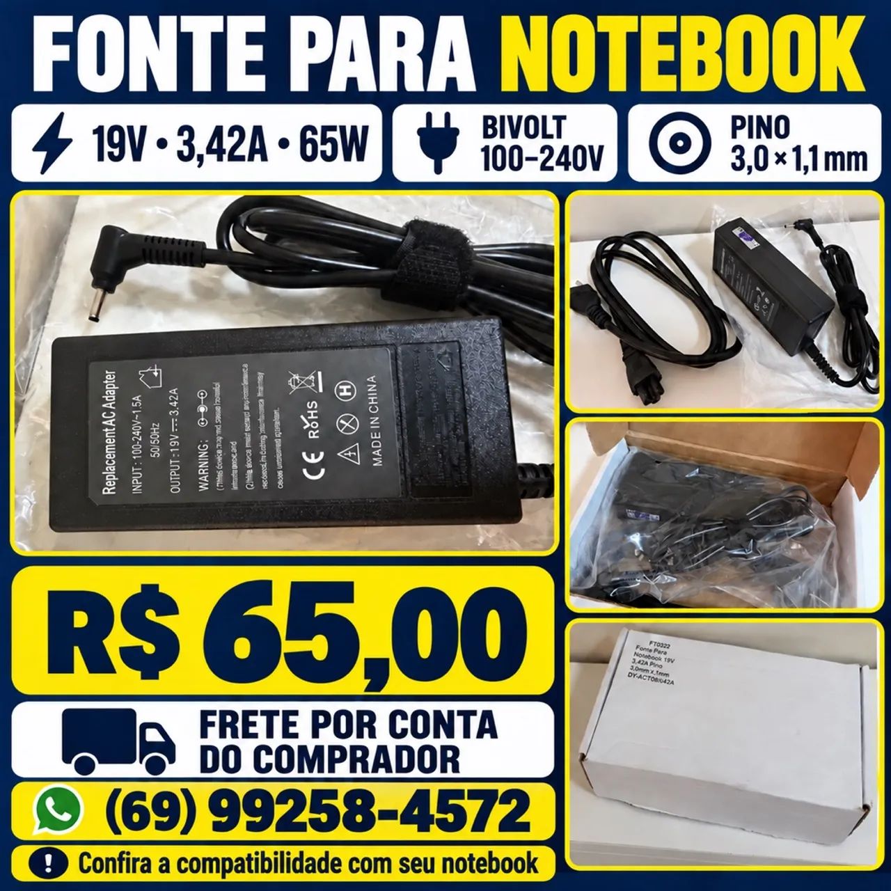 Fonte para notebook 