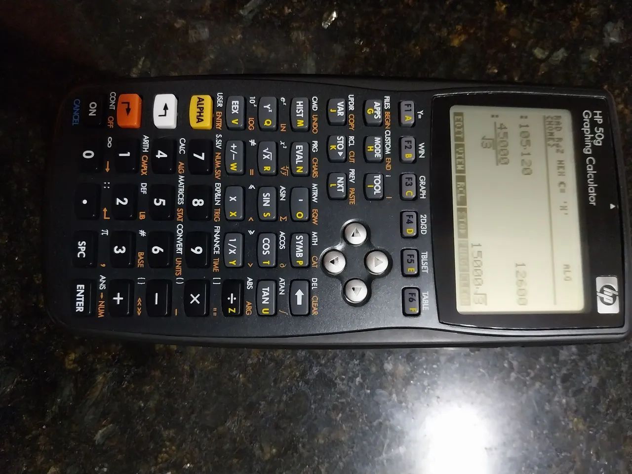 Calculadora gráfica hp 50g muito nova