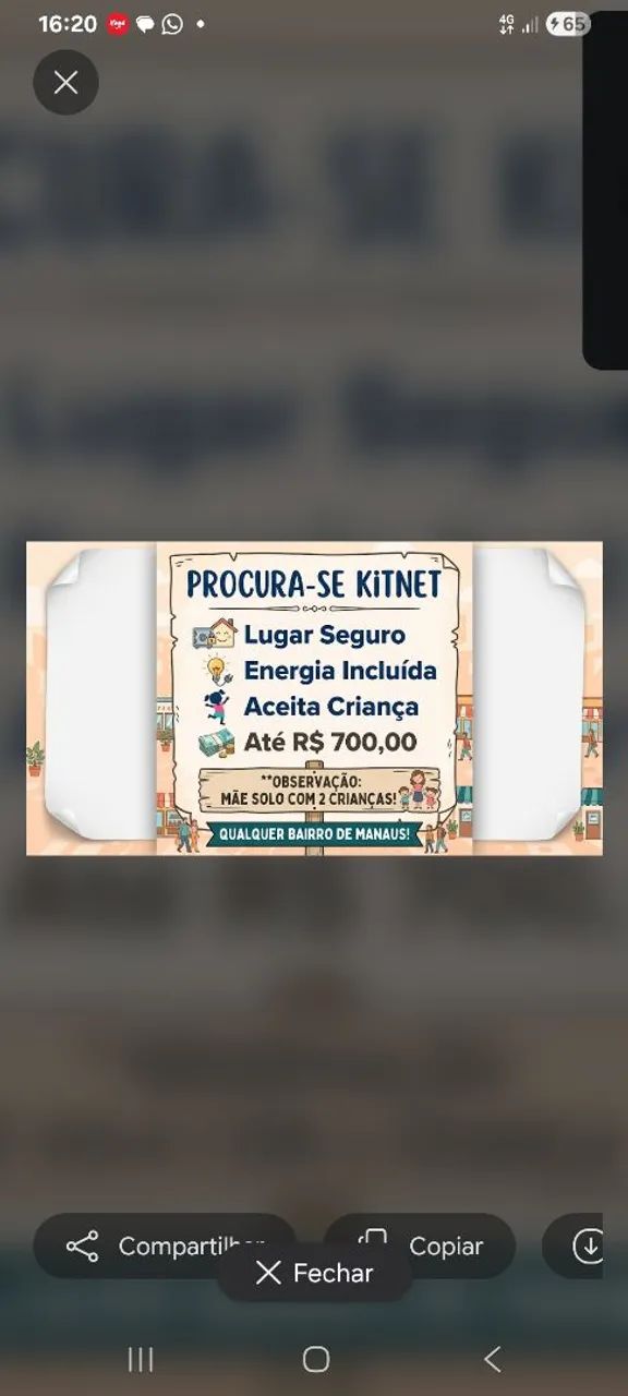PROCURA-SE KITNET PRA ALUGAR 