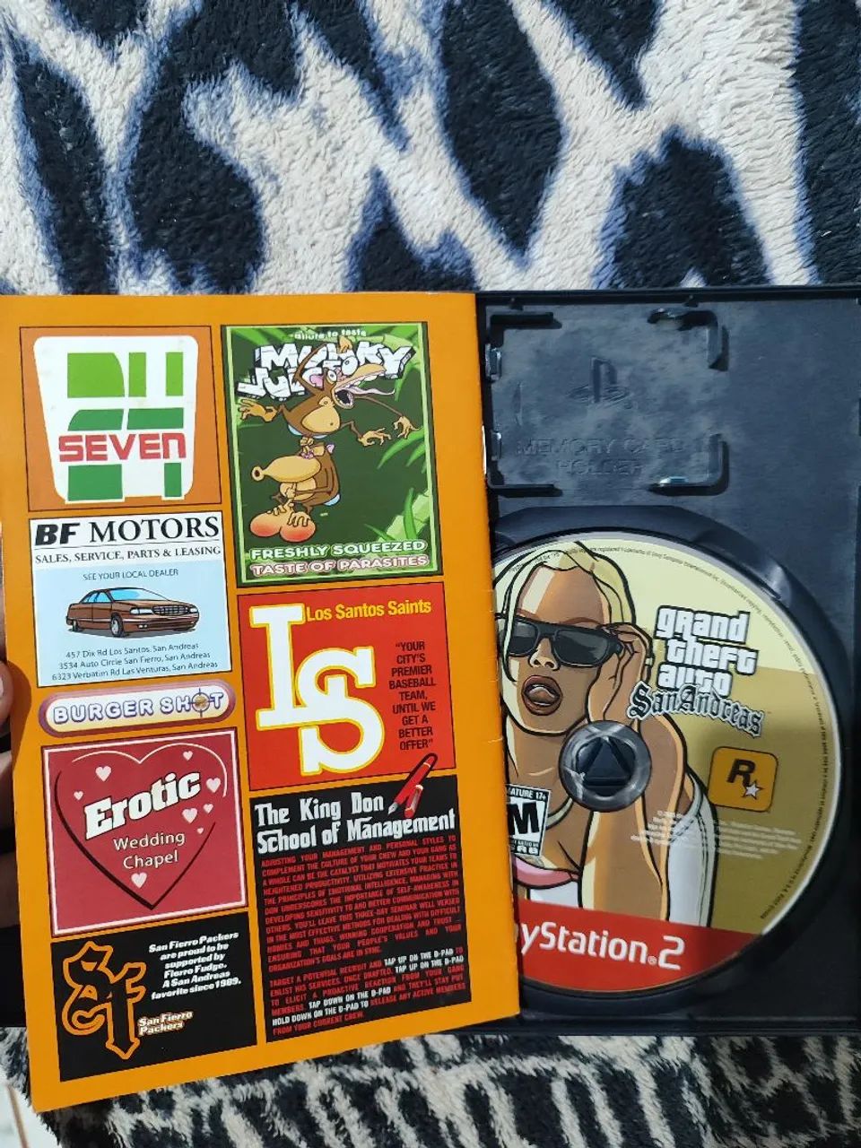 GTA San Andreas Great hits PS2 Original Completo com manual - Foto 4