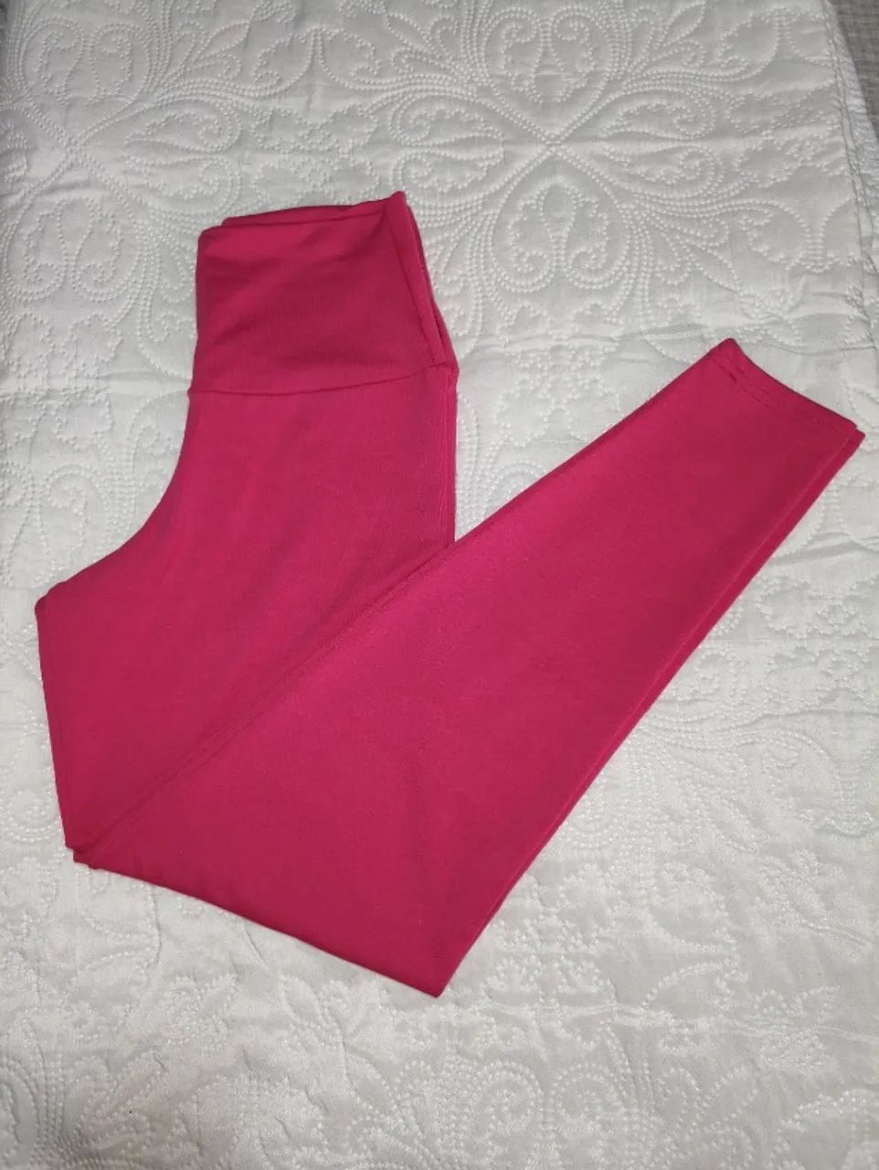 Calça Leg Legging Kaisan Nova Sem Uso Rosa - Foto 4