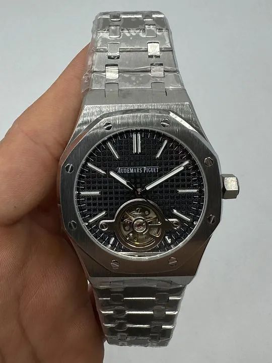 Relógio Estilo Audemars Piguet Royal Oak Tourbillon - Foto 5