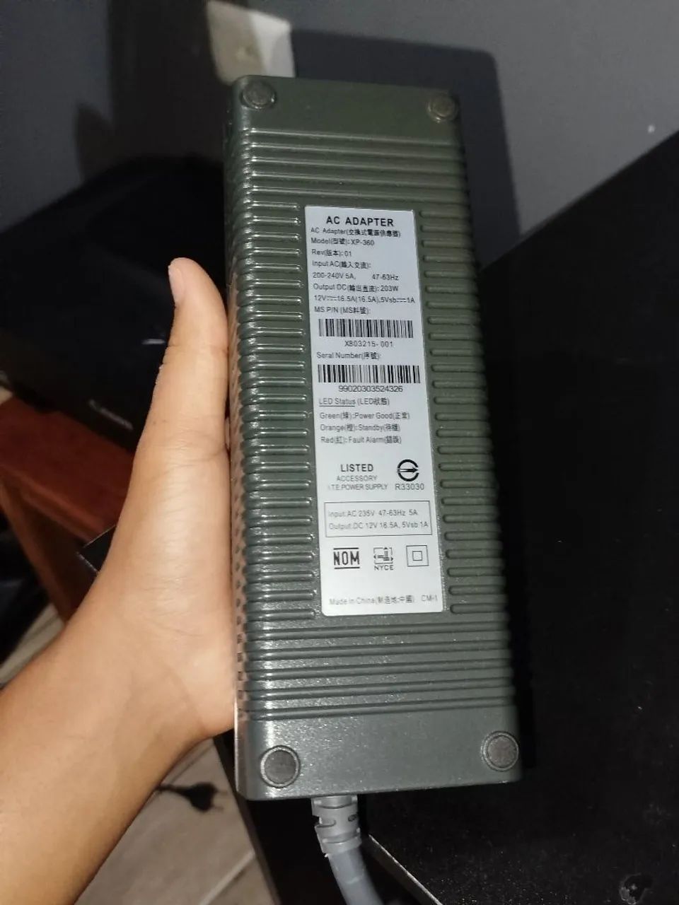 Fonte Xbox 360 fat NOVA 220v - Foto 4