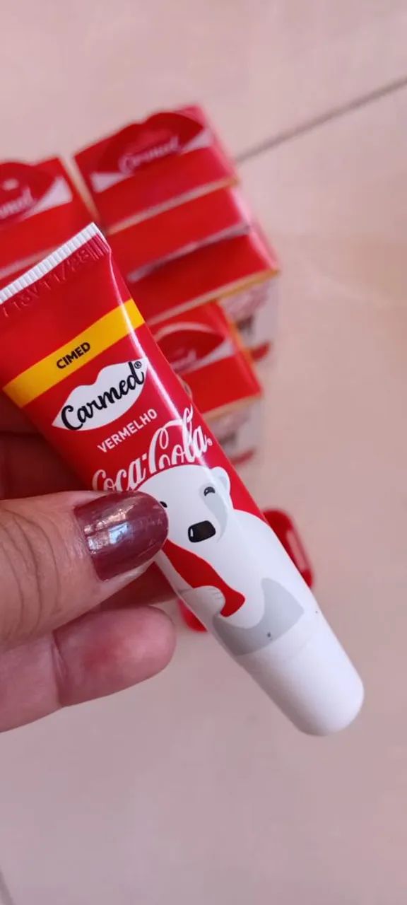 Gloss carmed coca cola , vermelho , incolor e marrom - Foto 3