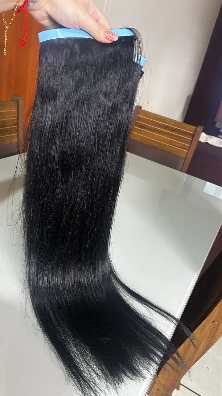 Cabelo humano 70cm