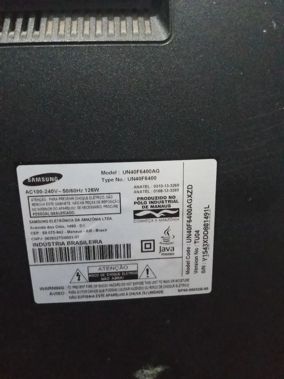 Televisão Samsung Defeito  - Foto 3