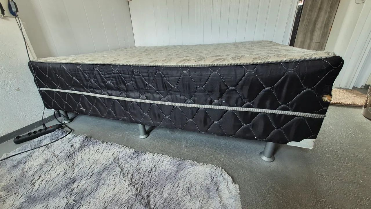 Cama de molas de casal  - Foto 3