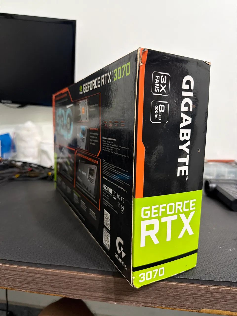 Caixa vazia RTX 3070 gigabyte - Foto 2