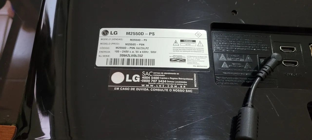 TV/Monitor LG M2550D-PS 25 Polegadas  - Foto 4