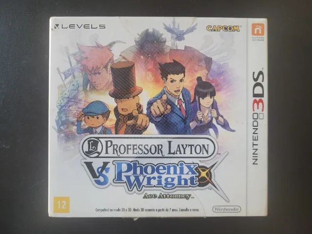 (Usado) Professor Layton vs Phoenix Wright - 3ds
