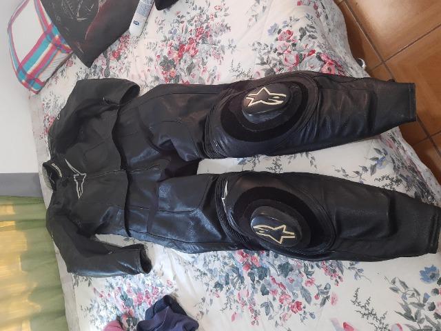 Macacão Alpinestar Octane Leather - Foto 4