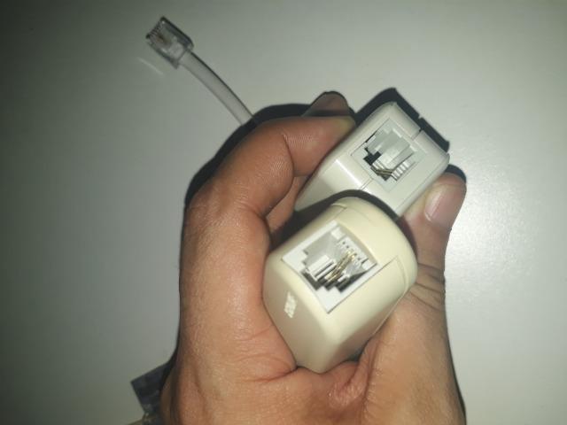 Filtro de Linha Simples para Telefone e Internet - Foto 3