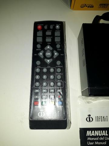 Conversor Digital para TV com visor de Led HDMI e USB Infokit ITV-500 - Foto 5
