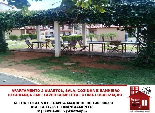 Excelente Apartamento 2 Quartos Setor Total Ville-DF - Foto 11