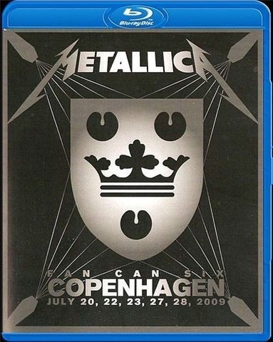 Blu ray Metallica - Fan Can 6 Copenhagen (autorado)