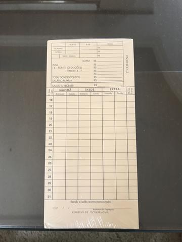 Cartões de Ponto