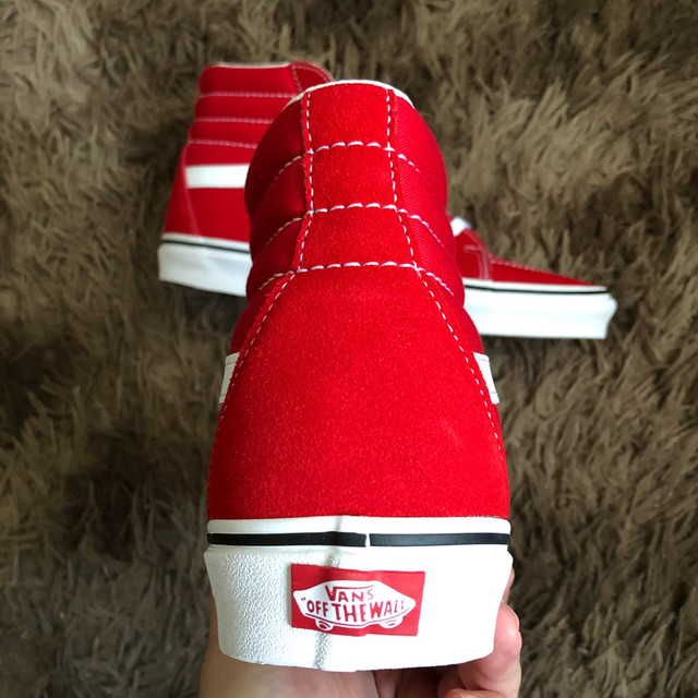 vans sk8 hi vermelho