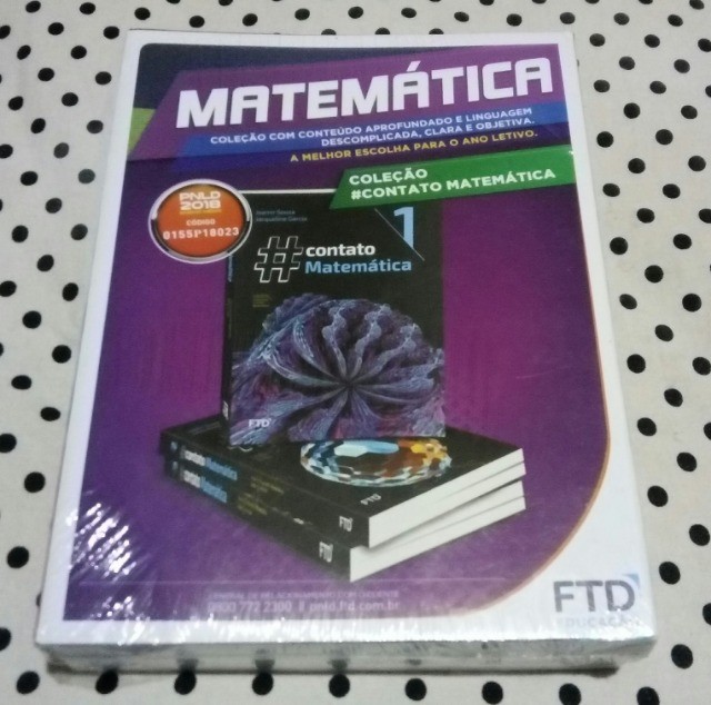Coleção Contato Matemática - Ensino Médio Completo -Novo e Lacrado! - Foto 2