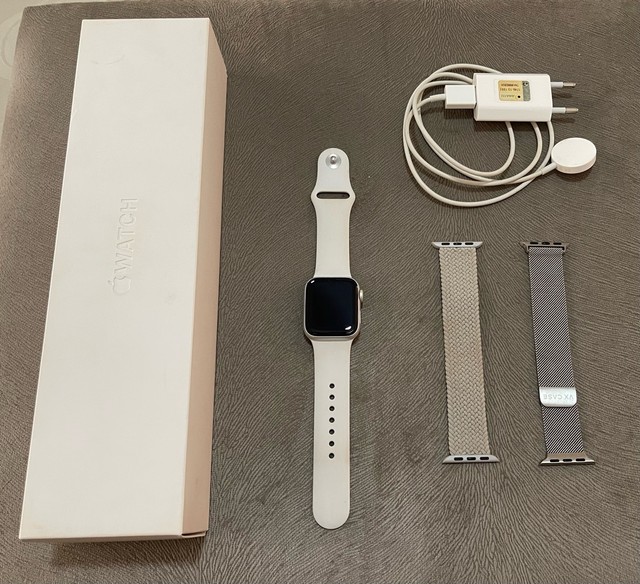 apple watch serie 5 40mm prata