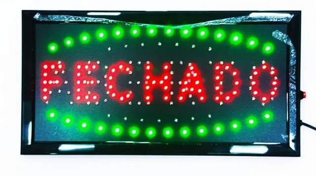 Placa Letreiro de Led Escrito "Bar" - Foto 5