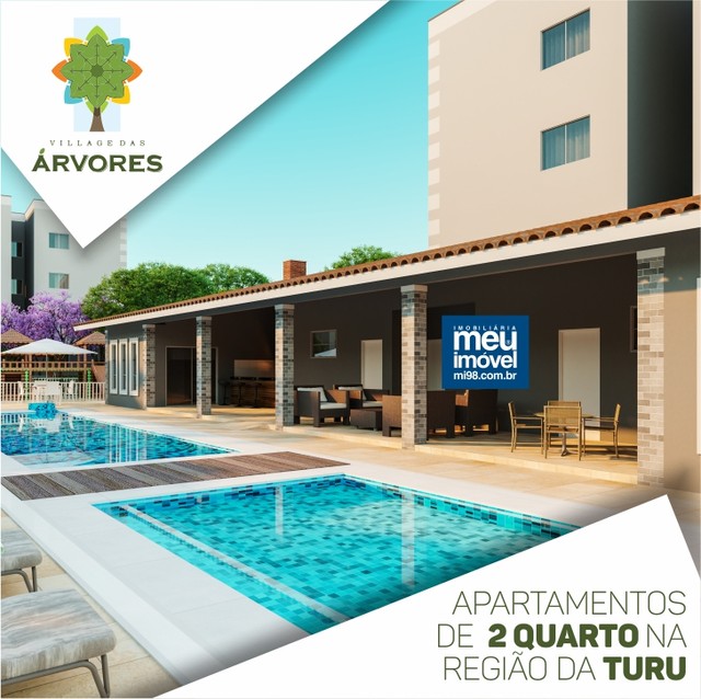 Apartamento para venda possui 43,56 a 46,86m². Com 2 quartos no Turu - São Luís - MA - Foto 15