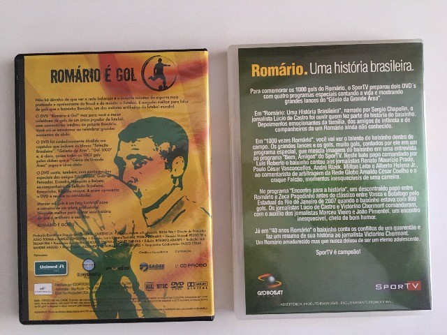 DVDs Romário kit com 2: É Gol e Uma História Brasileira   - Foto 2