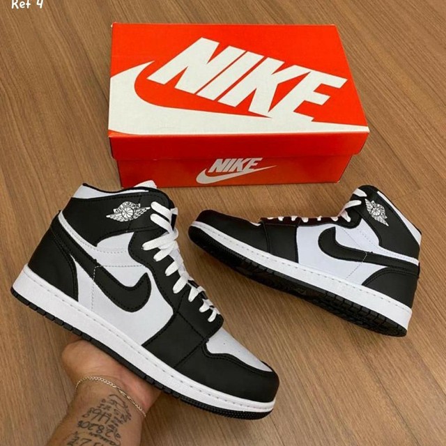 basqueteira nike branca