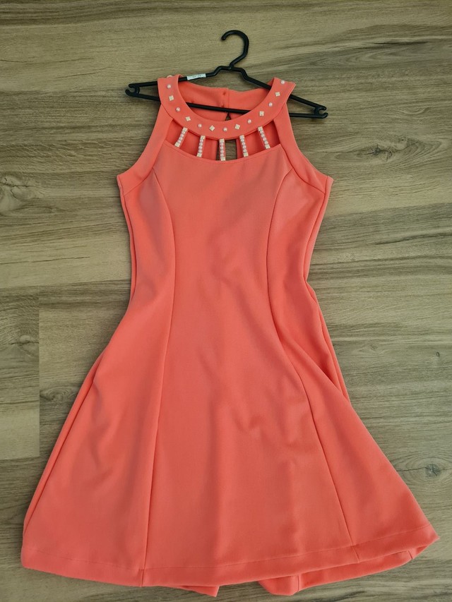 Vestido salmão 