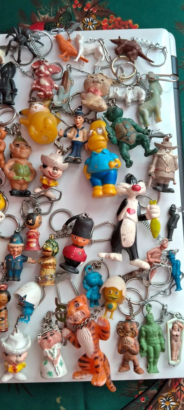Raros e Antigos Chaveiros de Bonecos  - Foto 3