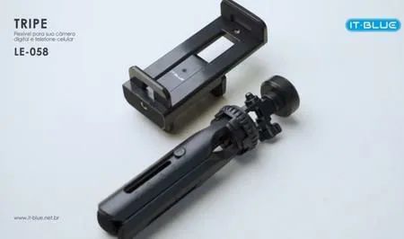 Tripé suporte para celular e tablet rotação 360° - Foto 3