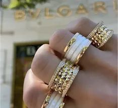 aliança bvlgari anel rock  - Foto 3