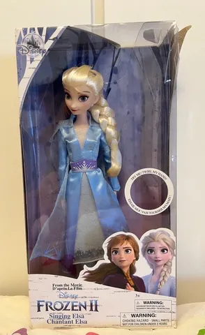 Boneca Frozen Elsa canta e brilha